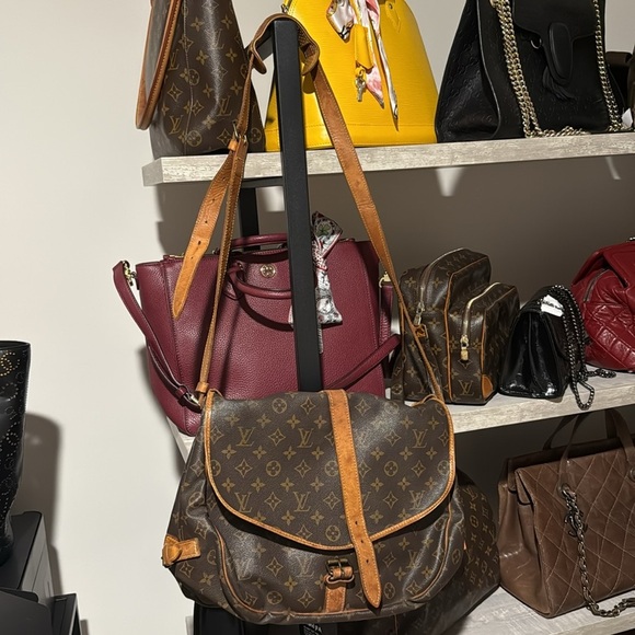 LOUIS VUITTON SAUMUR 35 MESSENGER SHOULDER BAG MONOGRAM M42254 AR9001 164144 - Picture 17 of 17